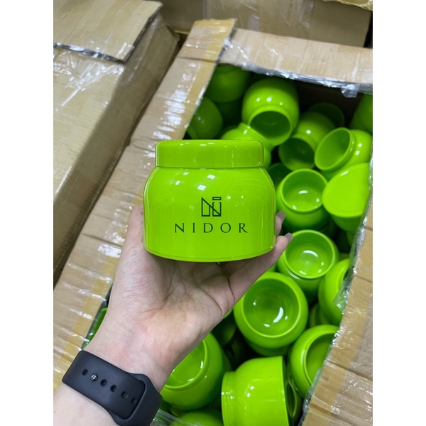 Hủ nhựa bầu 120g đựng kem body - Hủ mỹ phẩm nhiều màu