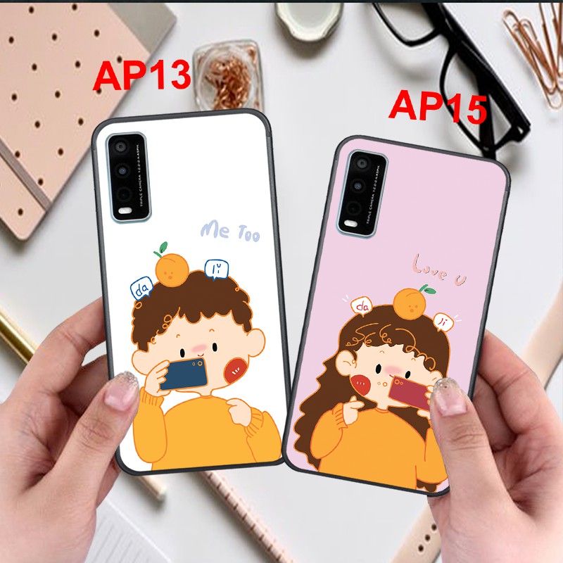 [SALE 50%] Ốp điện thoại vivo Y20- vivo Y20s -Vivo Y12S-vivo V20 hình cặp đôi cute -dễ thương mới nhất