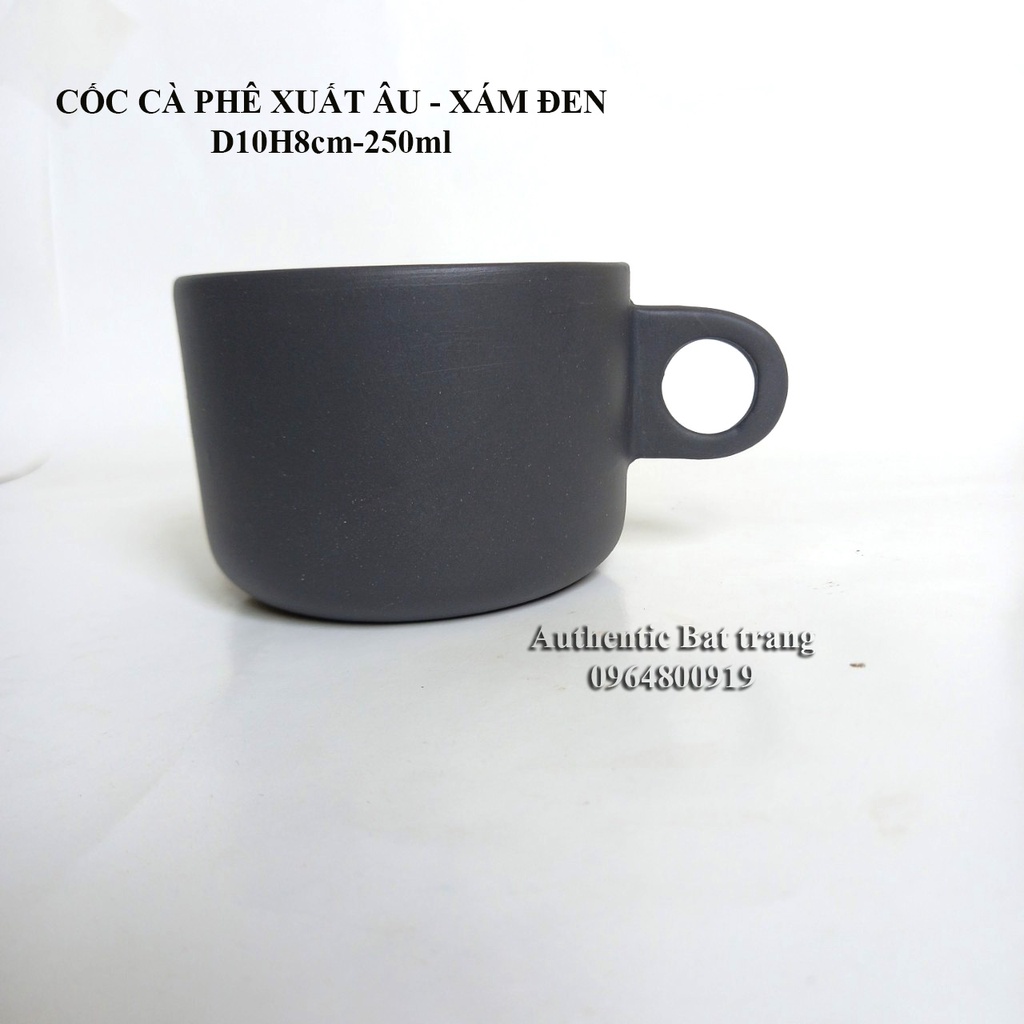 "HOT" Cốc cà phê cao cấp D10*H8cm250ml-Hãy thưởng thức cà phê theo chuẩn phong cách Châu Âu- Authentic Bat trang