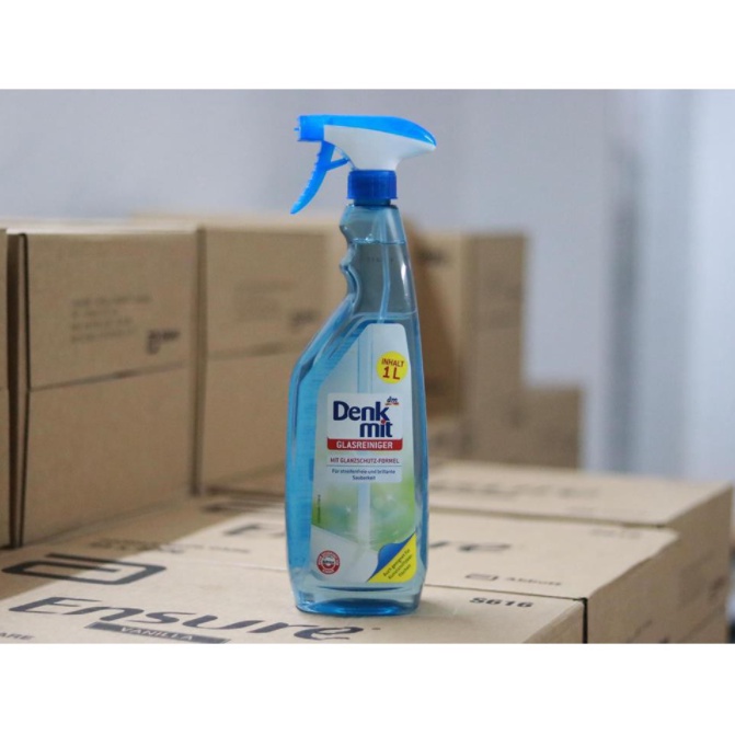 Nước xịt lau kính Denkmit Đức 1L lau cửa sổ, mặt gương hương thơm dễ chịu - Shop Viloet