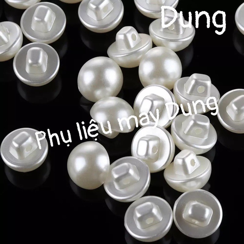 nút trơn tròn có chân size 12mm