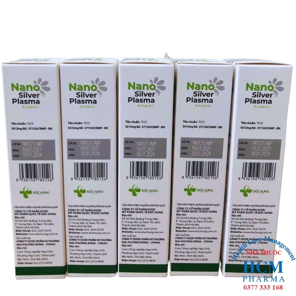 Hỗ trợ tay chân miệng ở trẻ em kem bôi da NANO SILVER PLASMA tuýp 30g dùng khi thủy đậu, sởi, zona HCM PHARMA DHG10