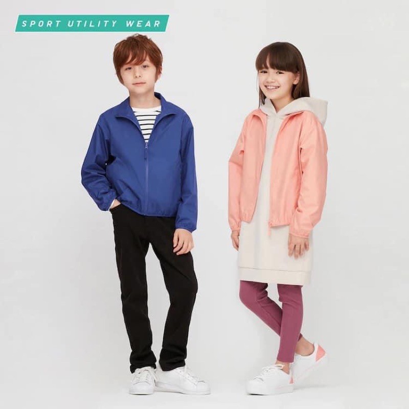 Áo gió trẻ em và các mẹ - chính hãng Uni Japan