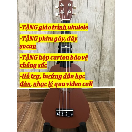 UKULELE SOPRANO MÀU - HÀNG CÓ SẴN