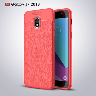 Ốp lưng Samsung J7 Pro silicon giả da Auto Focus
