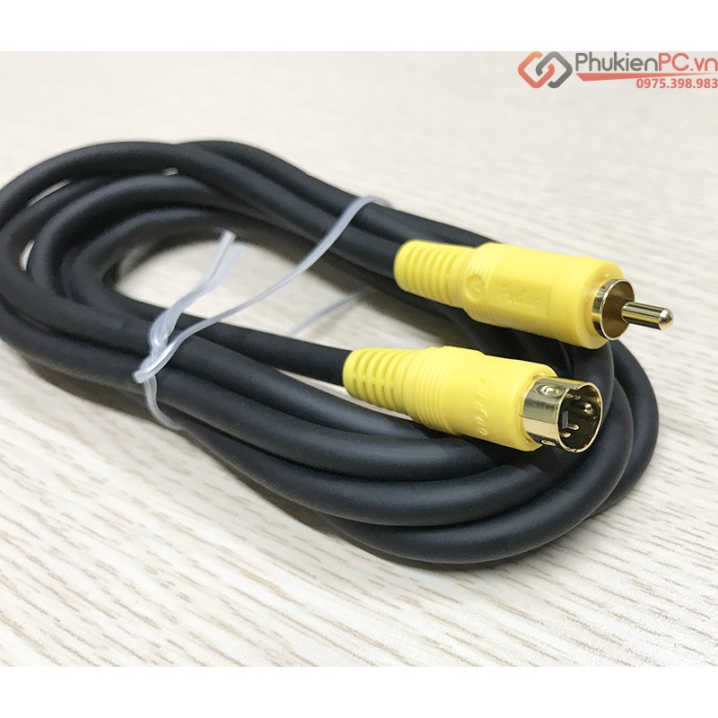 Cáp S-Video sang AV RCA  dài 1.8M (1.8 mét) cho máy siêu âm, nội soi và thiết bị giao tiếp AV RCA khác
