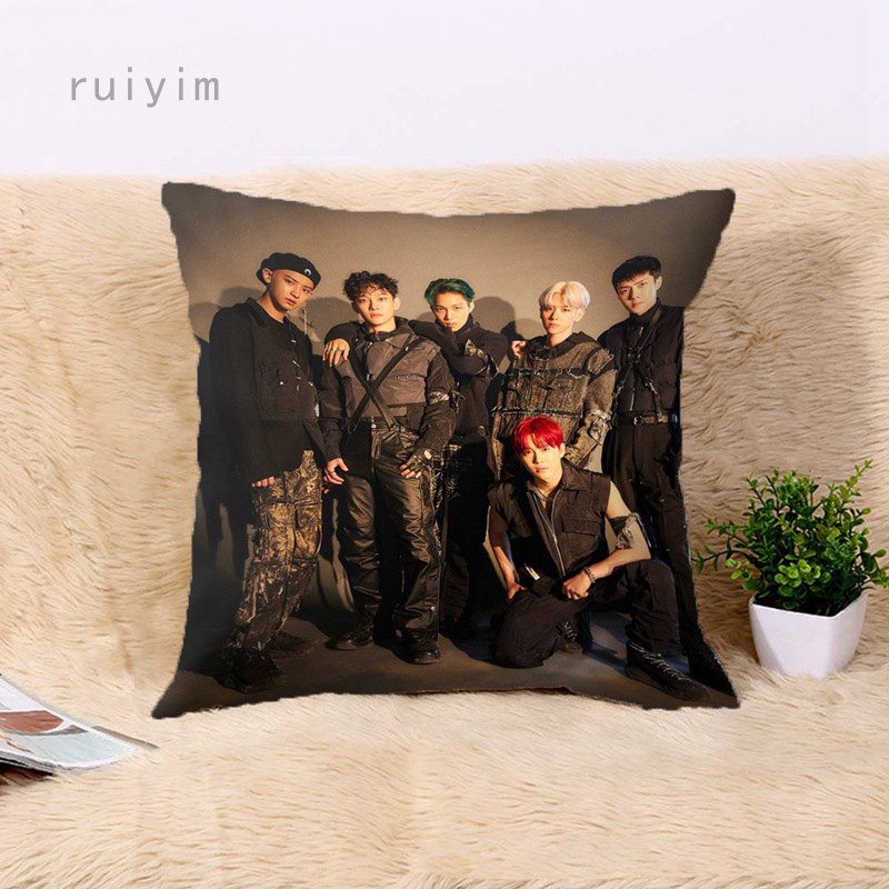 Vỏ Gối Vuông In Hình Nhóm Nhạc Exo