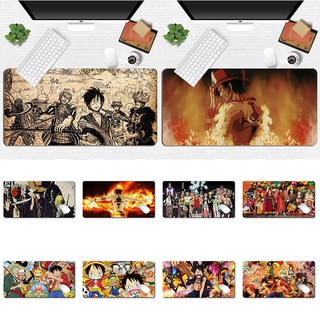 Tấm lót chuột và bàn phím cỡ lớn in hình One Piece Nhật Bản cổ điển chống trượt chống thấm nước 30x60cm