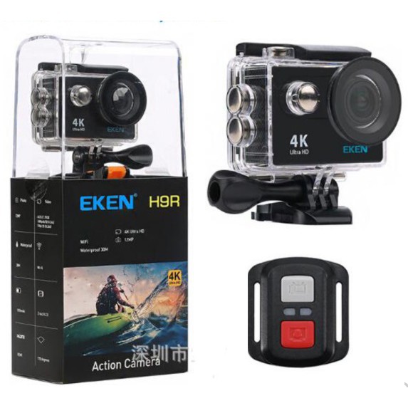 Tặng free bộ phụ kiện-camera hành trình EKEN H9R 4K 1080 hd, 1 màn hình mẫu 1 các loại