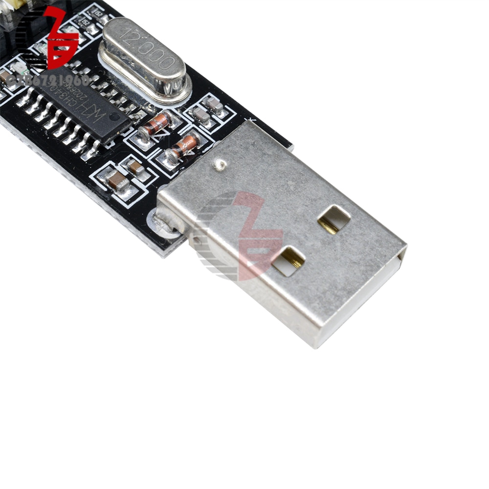 USB to TTL CH340 Converter Module CH340G UART Adapter Board 3.3V 5V Replace Pl2303 CP2102