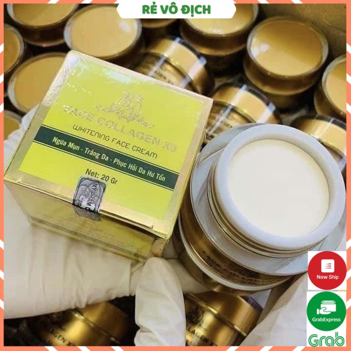 Kem Face Collagen X3 chính hãng Mỹ Phẩm Đông Anh - Kem dưỡng da mặt Colagen X3 Luxury - PINK BEAUTY