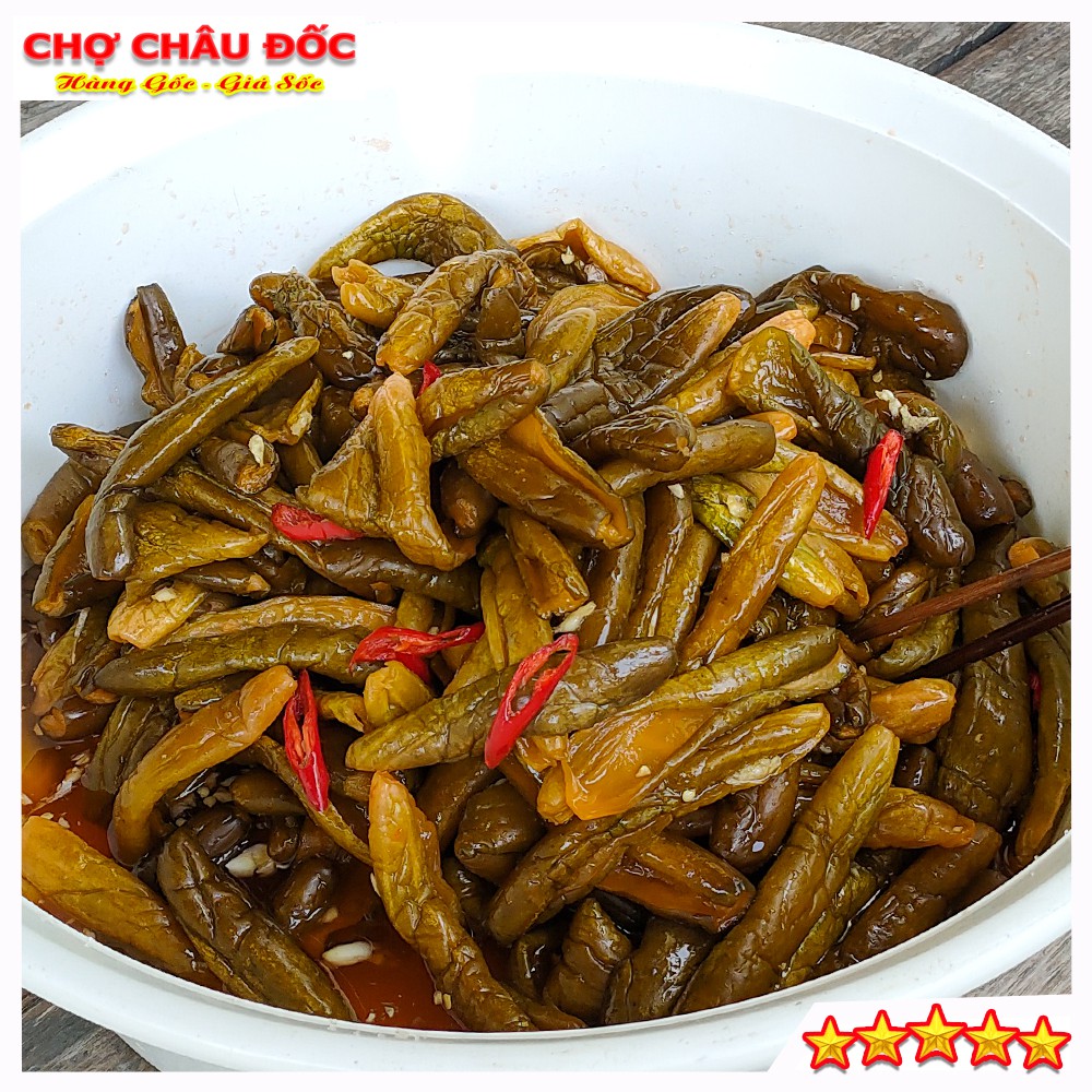 500gr Dưa Mắm Dưa Leo Châu Đốc Nguyên Miếng Chưa Trộn Ngâm Nước Cốt Mắm