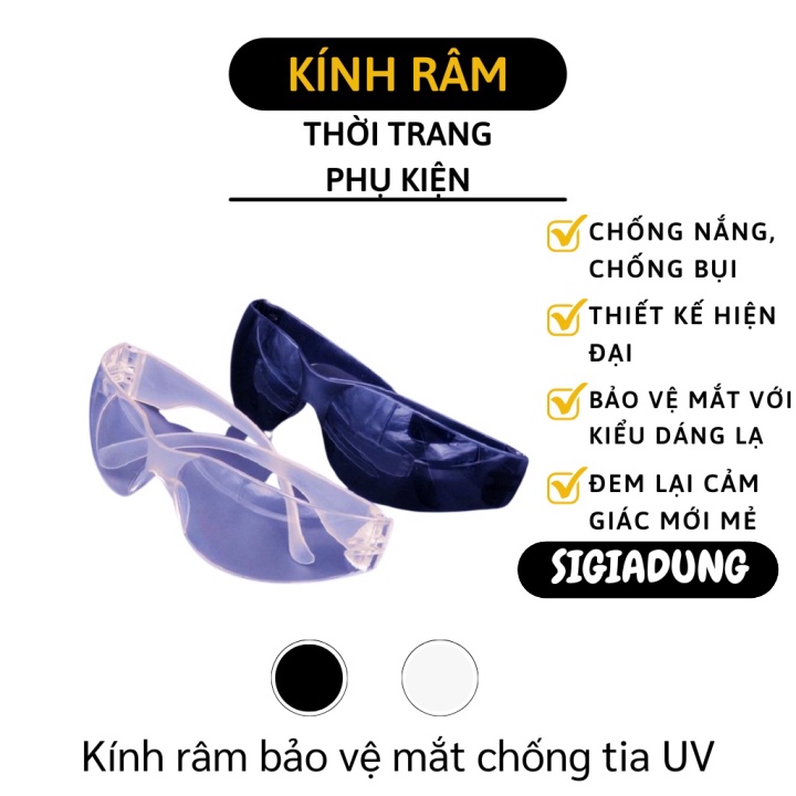 Kính Râm Thể Thao - Kính Mát Không Gọng Chống Tia UV, Bảo Vệ Mắt Khi Đi Phượt 8348