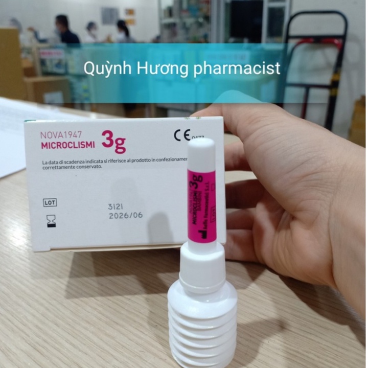 Ống thụt MICROCLISMI 3G hộp 6 ống dành cho bé