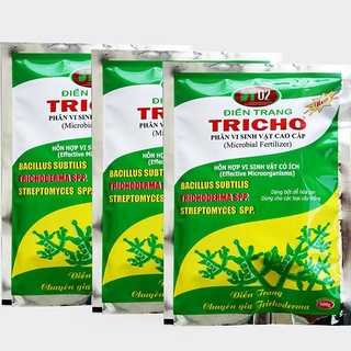 Nấm đối kháng Trichoderma Điền Trang 500g, Nấm tricoderma vi sinh vật có ích, ủ phân hữu cơ - trộn đất trồng