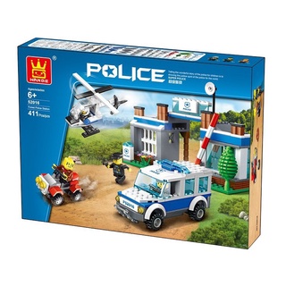 Lego ghép hình sở cảnh sát rừng 52016