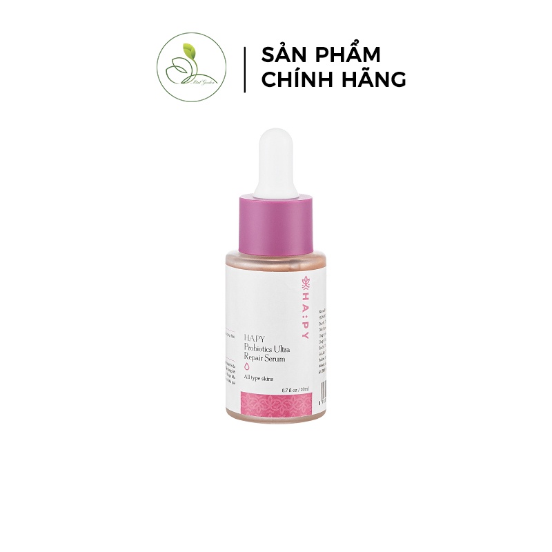 Serum tinh chất phục hồi tái tạo da ha:py minigarden  PROBIOTICS ULTRA REPAIR SERUM 20ml làm mờ nhăn  PV1028