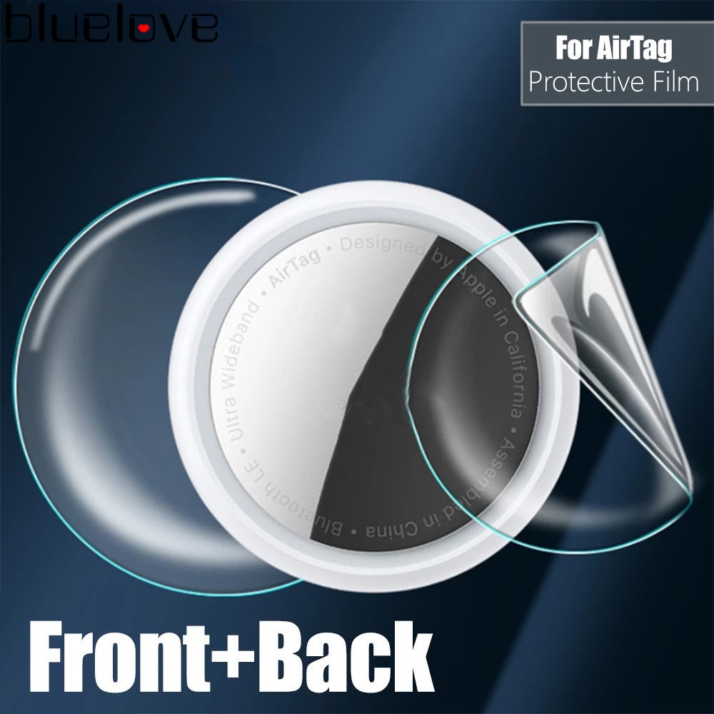 Miếng Dán Màn Hình Trước Và Sau Bằng Silicone Mềm Siêu Mỏng Chống Nước Chống Bám Vân Tay Cho Apple Air Tag