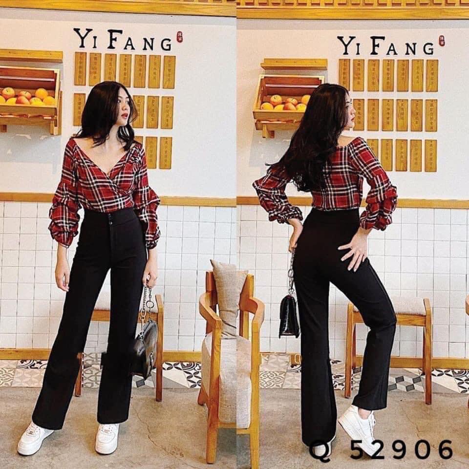 Quần tây ống pass nữ 914 lưng cạp cao chất vải tuyết mưa xịn đứng form thời trang công sở ulzzangITrần Hân Shop 20002780