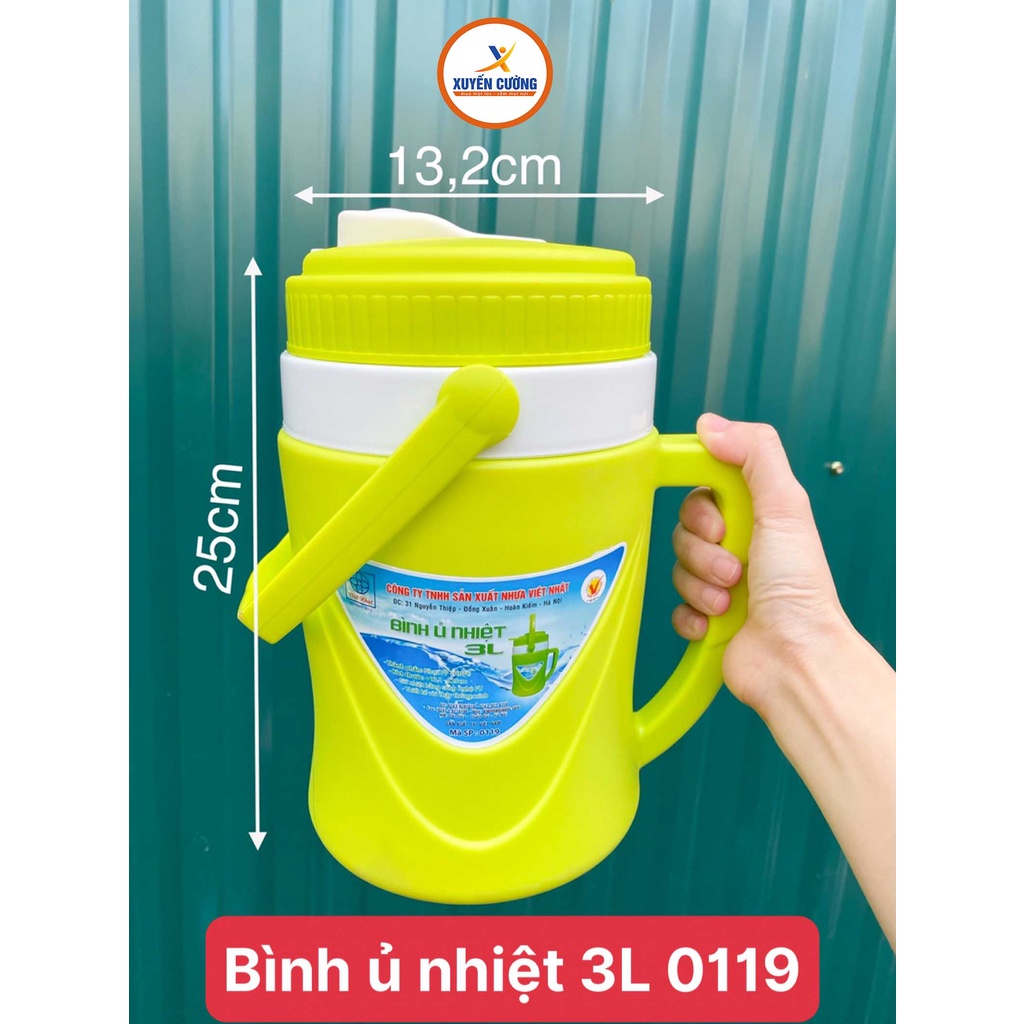 Bình giữ nhiệt, bình ủ nhiệt 2L-0118 và 3L-0119 đa năng việt nhật