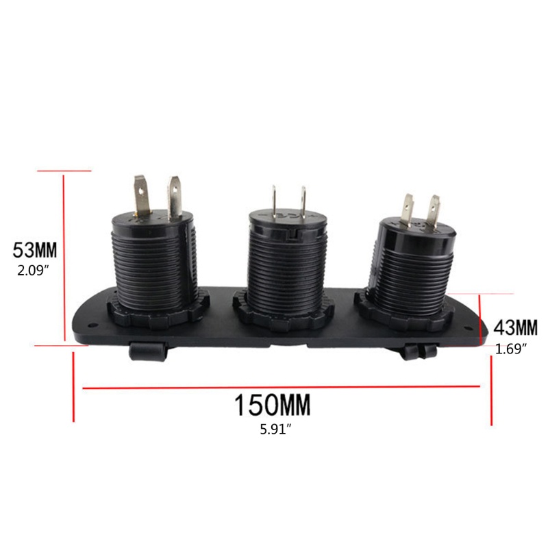 Tẩu Sạc Xe Hơi / Xe Tải Cổng USB Kép Chất Lượng Cao