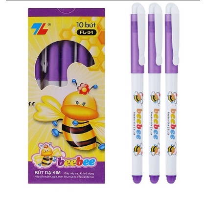 1 cái Bút Dạ Kim FL-04 BeeBee Tím Chính Hãng