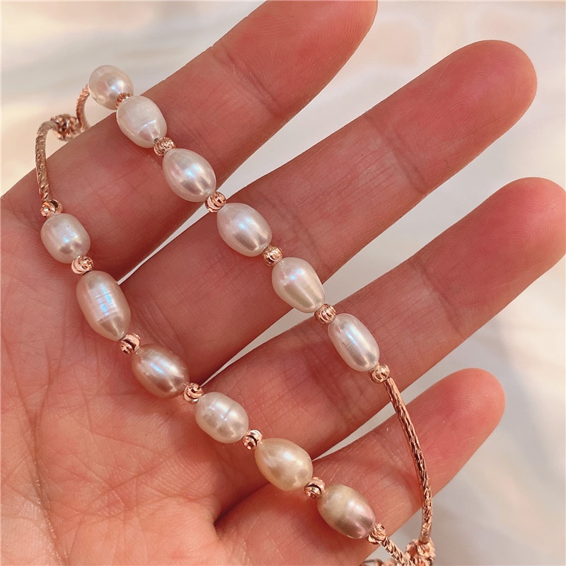 Vòng Tay Chuỗi Hạt Tròn Đơn Giản Có Thể Điều Chỉnh Kích Thước Thời Trang Cho Nữ