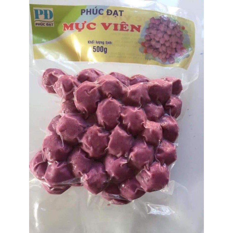 Mực viên Phúc Đạt 500g