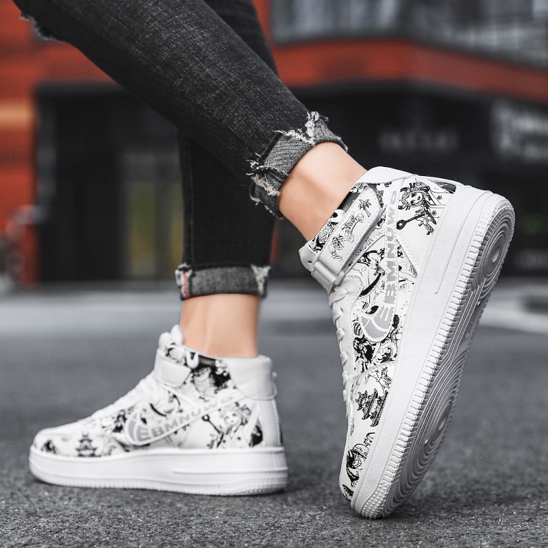 Giày Thể Thao Mềm In Hình Luffy ONE PIECE Thời Trang Chất Lượng Cao Trẻ Trung Cho Nam