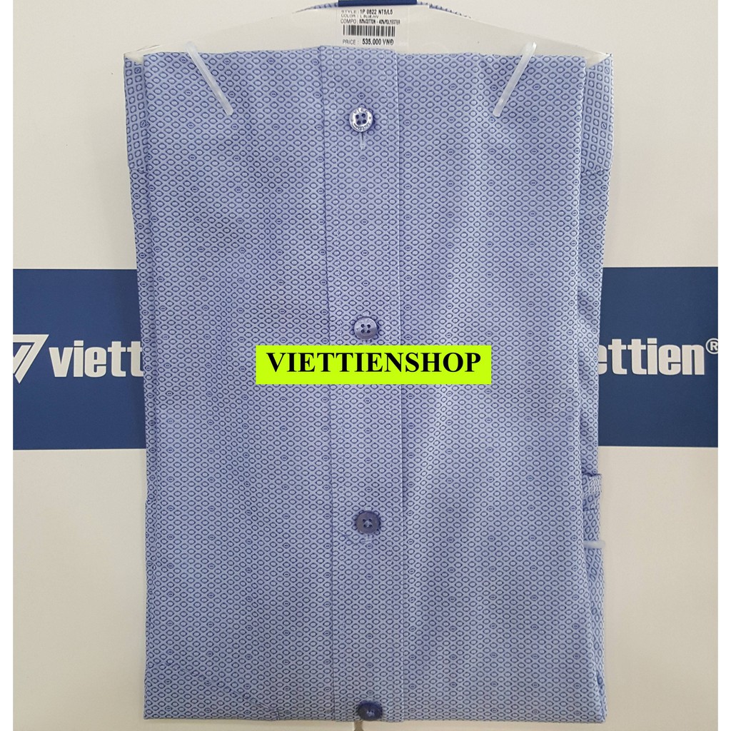 (0822 HVL) ÁO SƠ MI VIỆT TIẾN DÀI TAY HOA VĂN | BigBuy360 - bigbuy360.vn