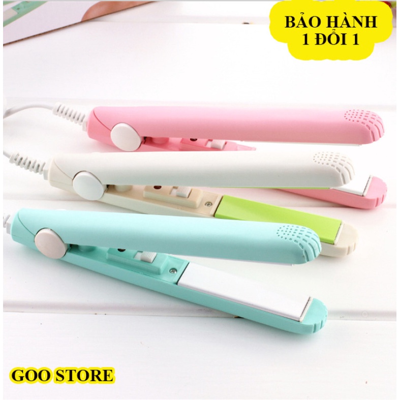 Máy Duỗi Tóc, Ép Tóc, Kẹp Thẳng, Uốn Tóc, Uốn Cúp Xoăn Lọn Đa Năng Mini Cầm Tay Tiện Dụng Nhỏ Gọn Dễ Thương