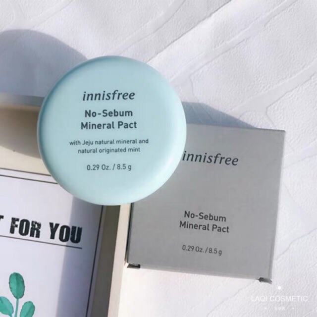 [ MẪU MỚI ] PHẤN PHỦ NÉN INNISFREE NO SEBUM MINERAL PACT