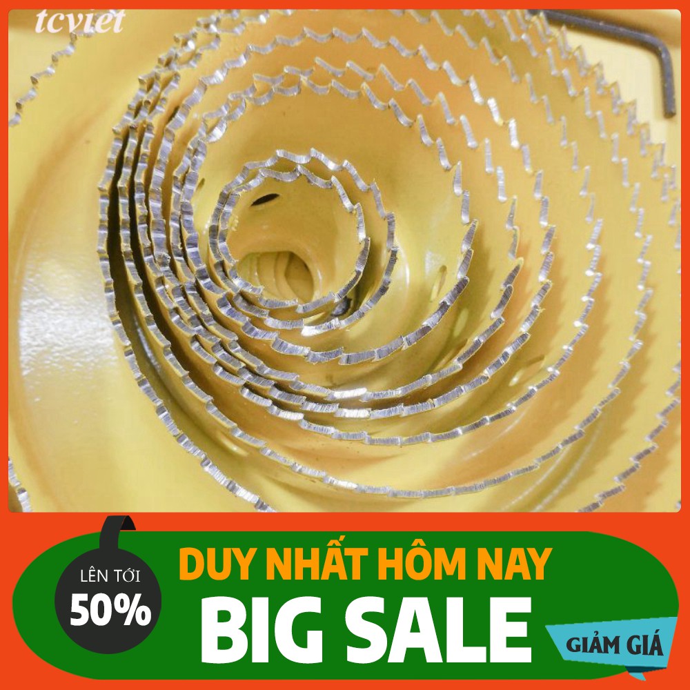 [RẺ VÔ ĐỊCH] MŨI KHOÉT THẠCH CAO, GỖ, NHÔM - BỘ KHOÉT LỖ TRÒN ĐA NĂNG 16 PCS [ẢNH THẬT]