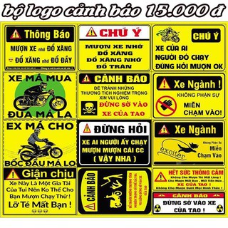 team cảnh báo cho xe