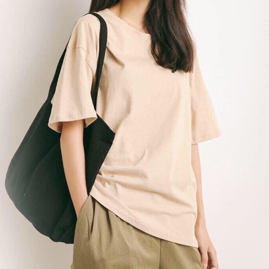 Áo thun tay lỡ form rộng - phông nam nữ cotton oversize - T shirt trơn basic - 2N Unisex