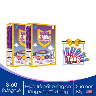 [Tặng 10 ngày dùng sữa] Combo 2 hộp Grow Colostrum (20 gói/hộp)