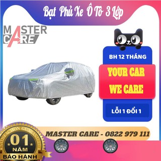 Bạt phủ toàn xe 3 lớp cao cấp chống xước, chống nắng, chống cháy cho ô tô