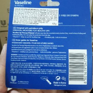 Son Dưỡng Môi Dạng Thỏi Vasaline 4.8g