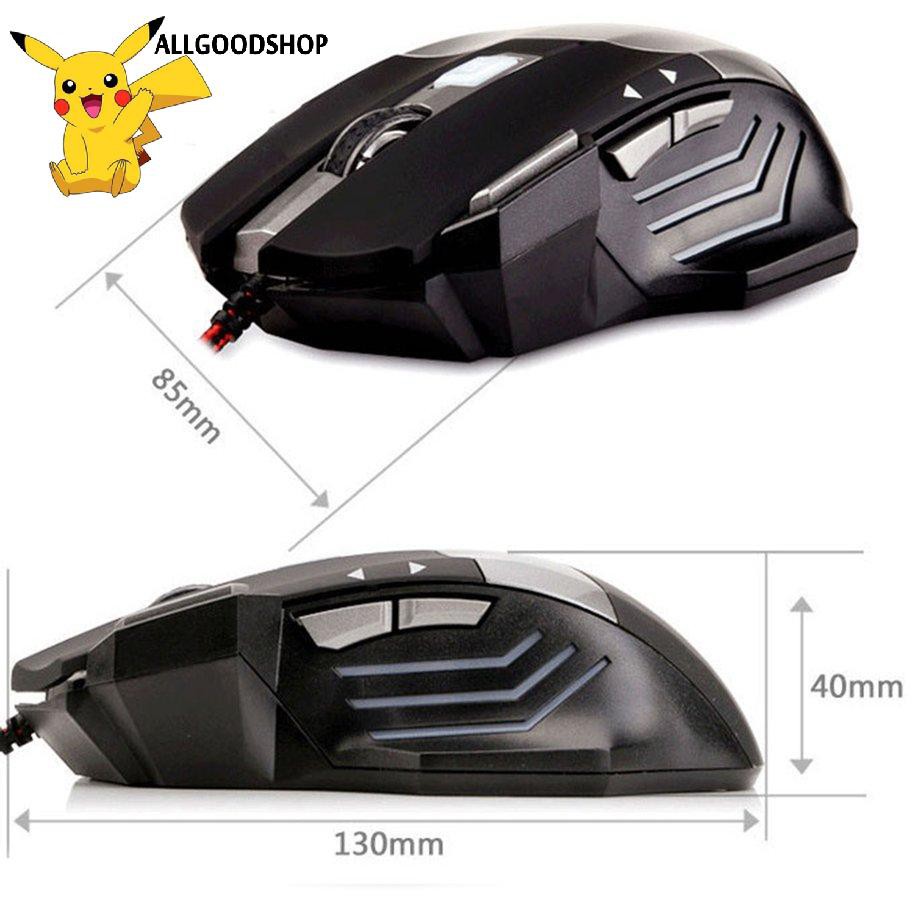 Chuột game thủ cực bền thiết kế độc lạ có LED nhiều màu