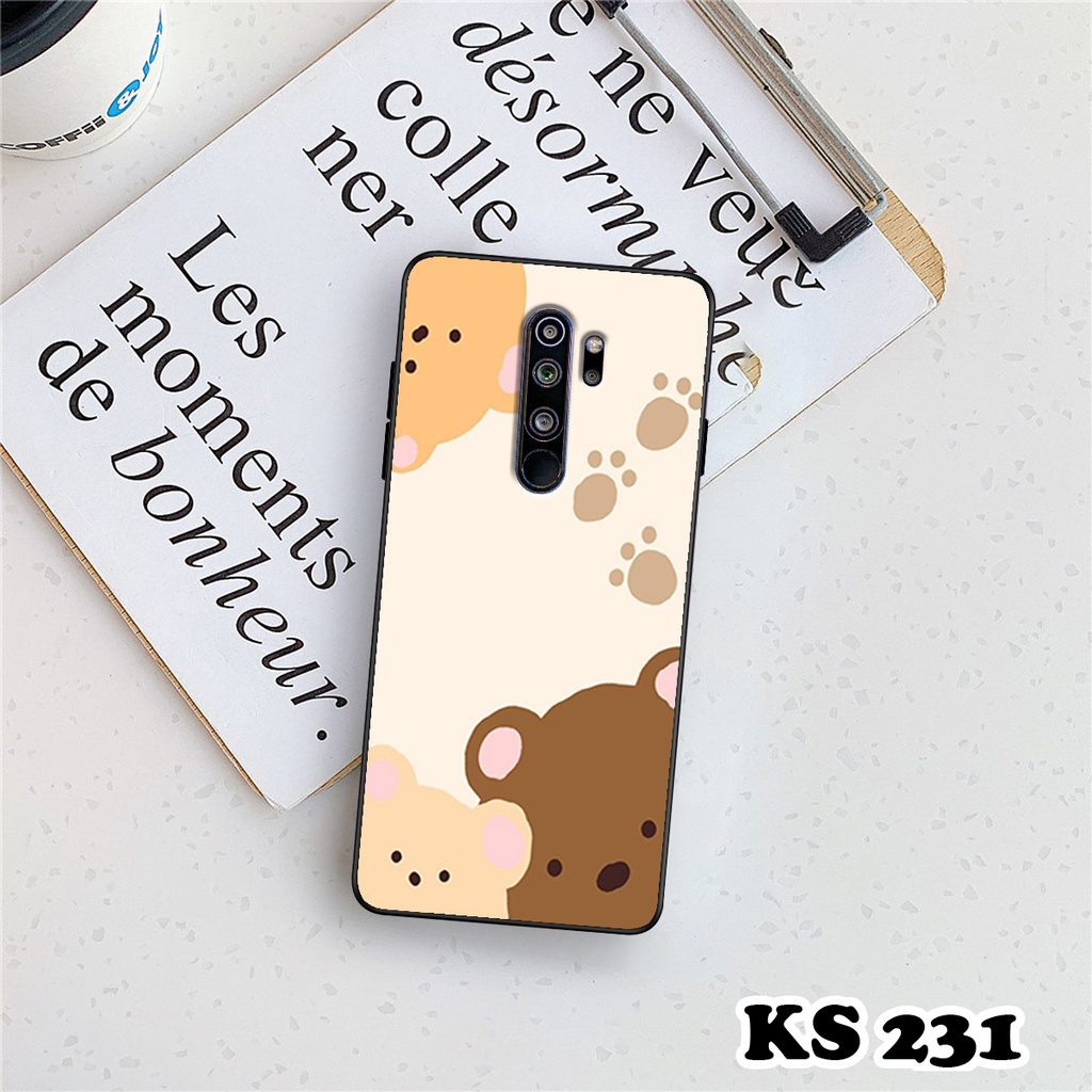 Ốp lưng Xiaomi Redmi Note 8 - Xiaomi Redmi Note 8 Pro - Ốp in hình gấu bear, chất liêụ TPU chống va đập