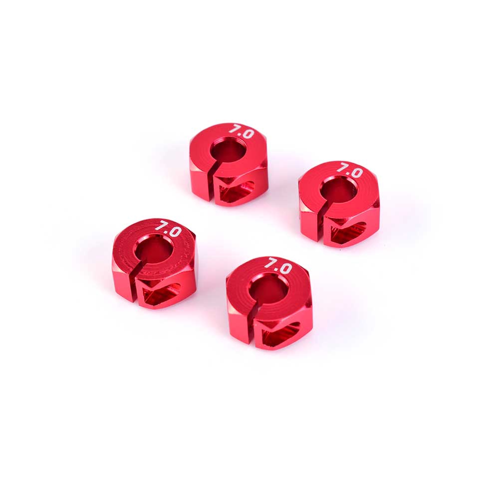 Set 4 Bánh Xe 6mm/ 7mm Dày 12mm Bằng Hợp Kim Nhôm Cho Xe Điều Khiển Từ Xa 1:10 HSP HPI Tamiya