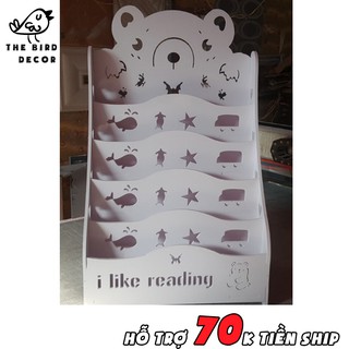 Kệ sách gấu Ms:032 kích thước 9640 cm dành cho bé giá rẻ