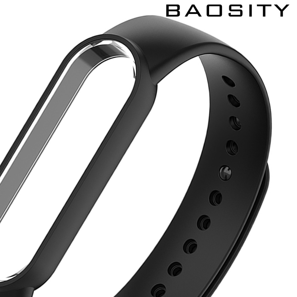 Dây Đeo Thay Thế Chất Liệu Silicon Màu Trơn Cho Xiaomi Mi Band 5