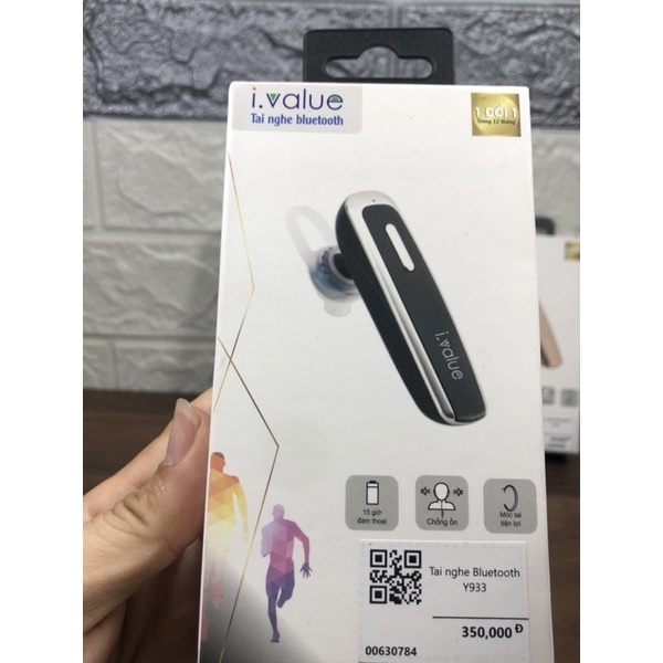 Tai nghe bluetooth nhét tai 1 bên i.value Y933, Đàm thoại, dung lượng pin lớn