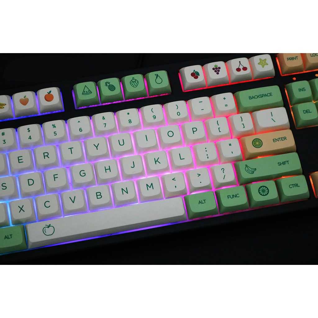 Keycap cho bàn phím Fruits XDA Thick PBT Dyesub 139 Phím | EZPC