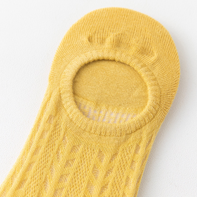 Vớ ECMLN cotton chống trượt thoáng khí màu sắc macaron tùy chọn thời trang dành cho nữ