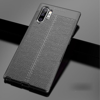 Ốp lưng Samsung Galaxy Note 10 Plus Silicon giả da Auto Focus