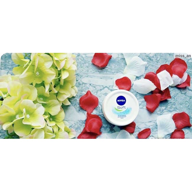 Kem dưỡng da mặt và toàn thân Nivea Soft Nga 100ml, 200ml