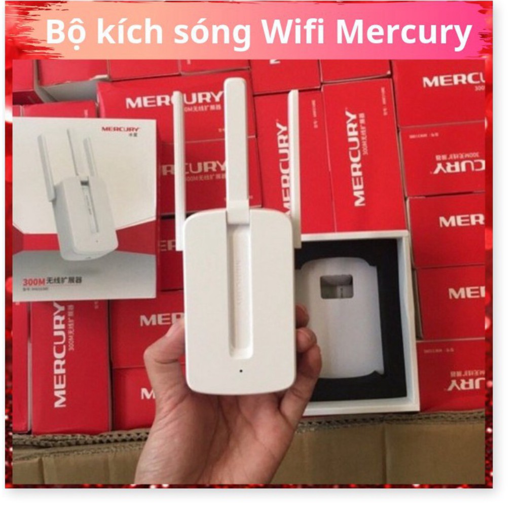 [FreeShip]Bộ kích sóng wifi 3 râu Mercury cực mạnh, Tăng Sóng Wifi,Kích Wifi , Bộ Tiếp Nối Sóng Wi-Fi