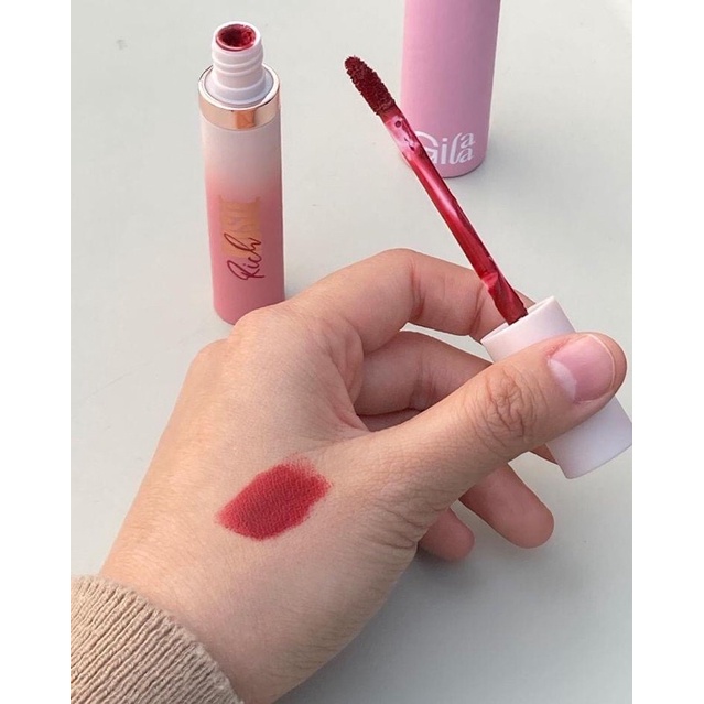 [Hộp quà hoa sáp]SET 6 thỏi son kem lì Gilaa Long Wear Lip Cream - Rich Rosie